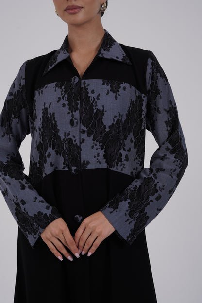 Smoky floral- blue