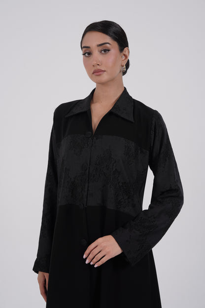 Smoky floral- black